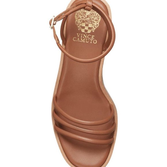 🆕️ Women's Vince CAMUTO Graceny Platform Sandal, Size 7.5 / 8 / 8.5 / 9  Brown - Picture 4 of 9